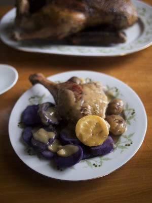 Kuchnia Gdańska: kaczka w sosie kasztanowym