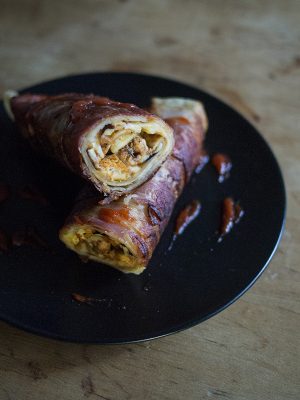 Fat friday: tortilla na boczku