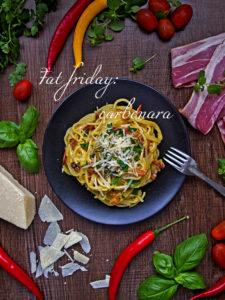 Fat friday: spaghetti carbonara