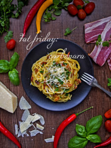 Fat friday: spaghetti carbonara