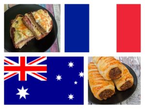 MŚ 2018 mecz Francja – Australia: croque-monsieur vs sausage rolls