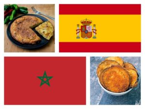 MŚ 2018 mecz Hiszpania – Maroko: tortilla de patatas vs aubergine fritters