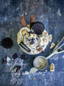 Fat friday: lody na bogato