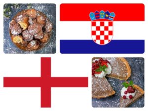 MŚ 2018 mecz półfinałowy Chorwacja – Anglia: fritule vs treacle tart
