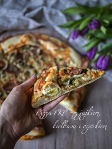 PIZZA PKP – czyli polska pizza z ogórkiem, jajkiem i kiełbasą