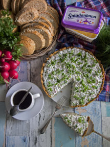 Tarta śniadaniowa z twarożkiem